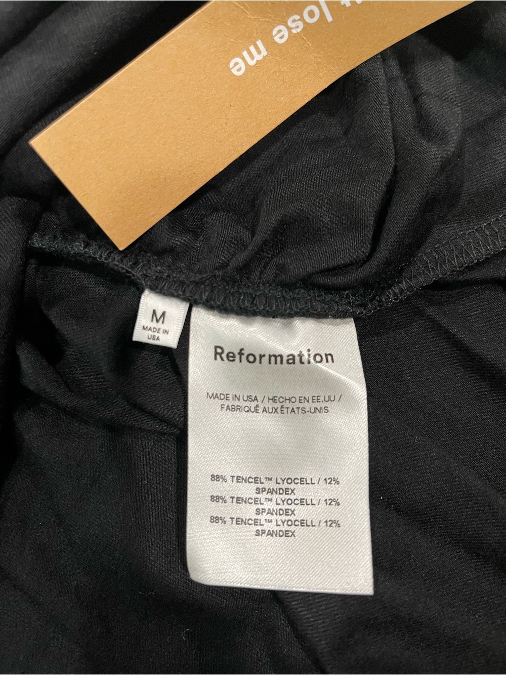 Reformation Black Raydon Knit Off-The-Shoulder Ruched Mini Dress - Size Medium - Picture 9 of 10